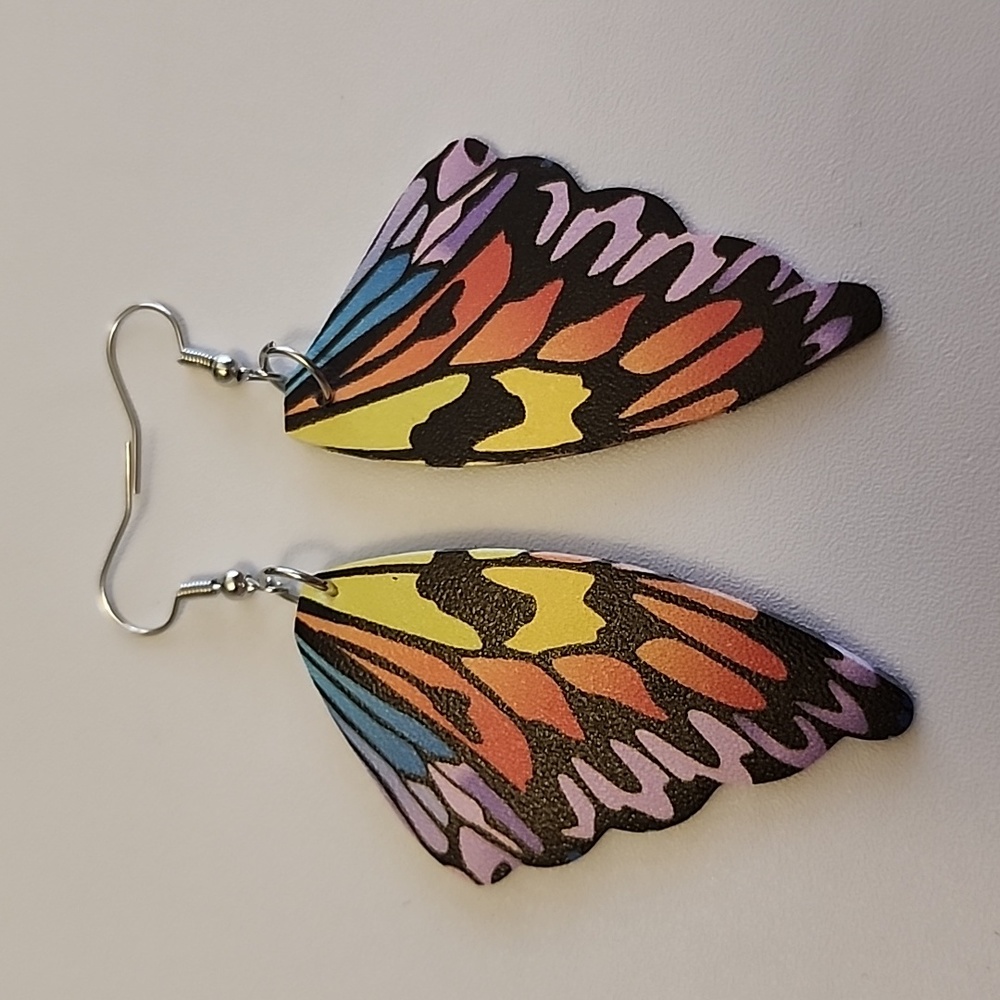 BUTTERFLY Earrings Butterfly Wing Spring Summer Fall